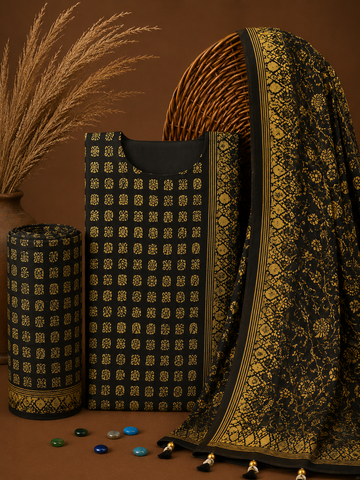 Signature Premium Unstitched 3PC Noble Lawn Suit - T1212