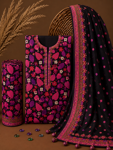 Signature Premium Unstitched 3PC Noble Lawn Suit - T1603